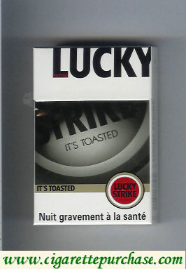 Lucky Strike Its Toasted Filters cigarettes hard box